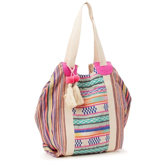 No Boundaries Handbags - 💖No Boundries Womens Woven Beach Tote Handbag. - Mulitcolor